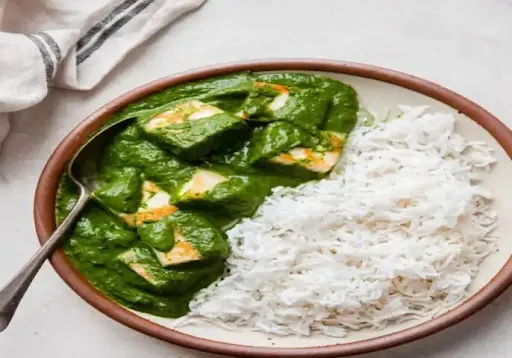 Palak Paneer Rice Bowl