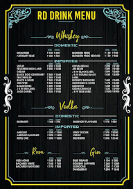 RD Lounge menu 1