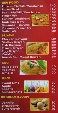 Anumith Restaurant menu 4