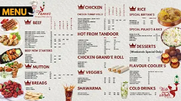 Fanoos Xpress menu 