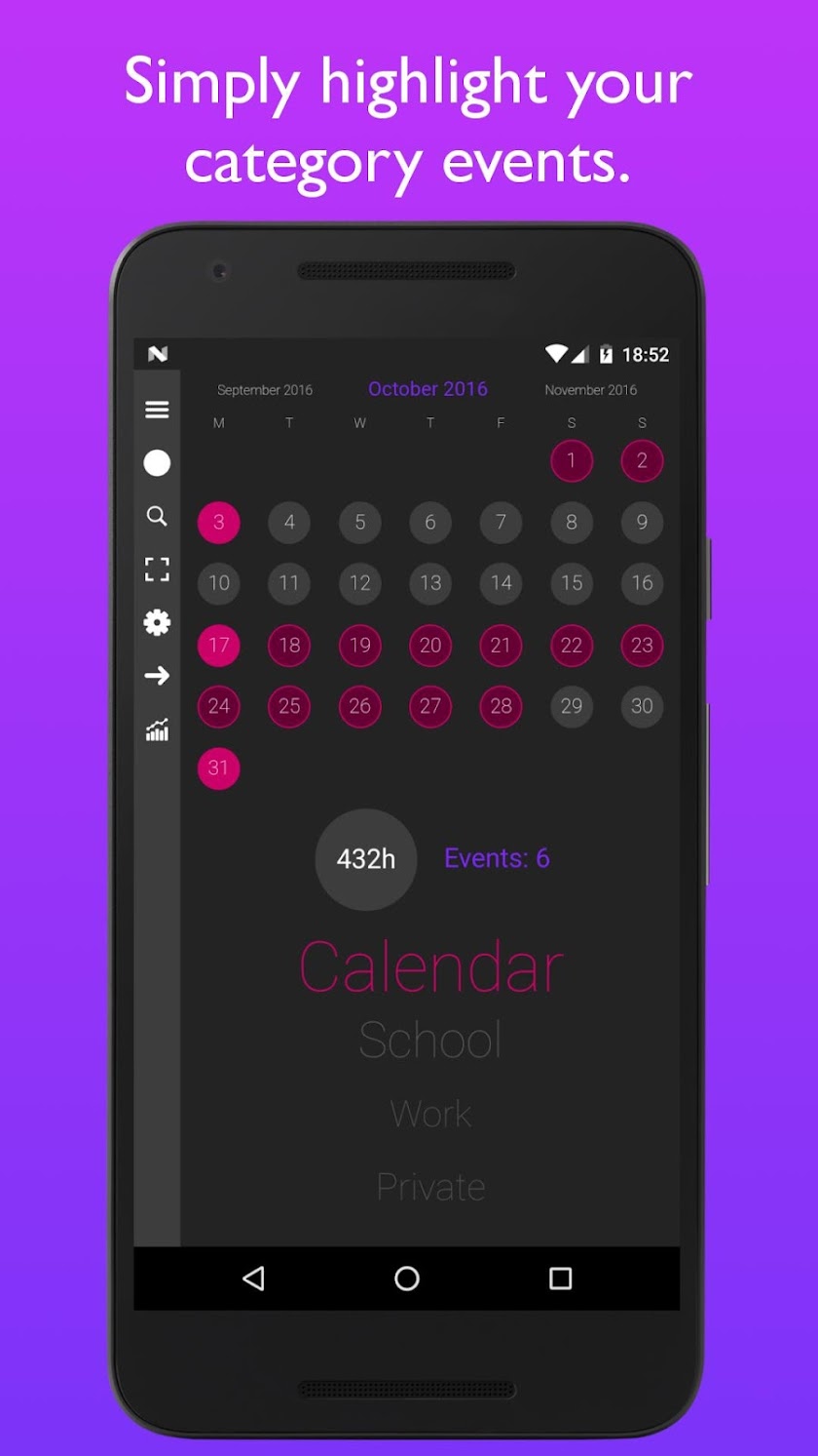 Kairos Calendar Free Screen 2