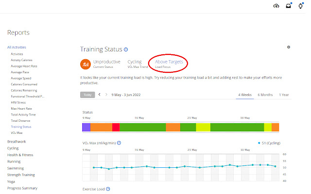 Garmin Connect Web Missing LoadFocus Fixer chrome extension