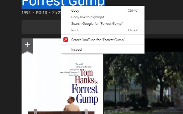 Youtube context menu search Preview image 0