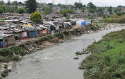 The Jukskei River where church congregants were swept away in a flash flood on Saturday night. File pic