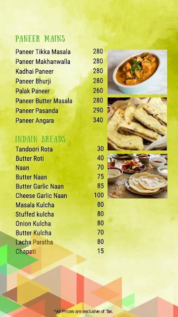 Santushti menu 