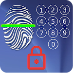 Cover Image of ダウンロード Screen Lock - with Fingerprint Simulator 8.6 APK