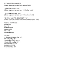 Avvy's Pizza Point menu 1