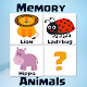 Animals match memory game free for kids