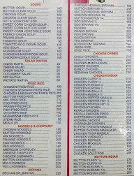 Hotel Deccan menu 1