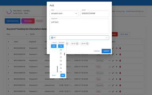 FF AMZ Keyword Rank Tracker screenshot 4