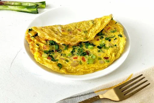 Scallion Cheese Omelette