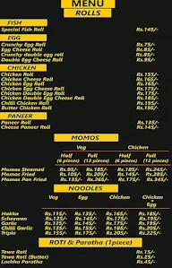 Kolkata Street Food menu 1