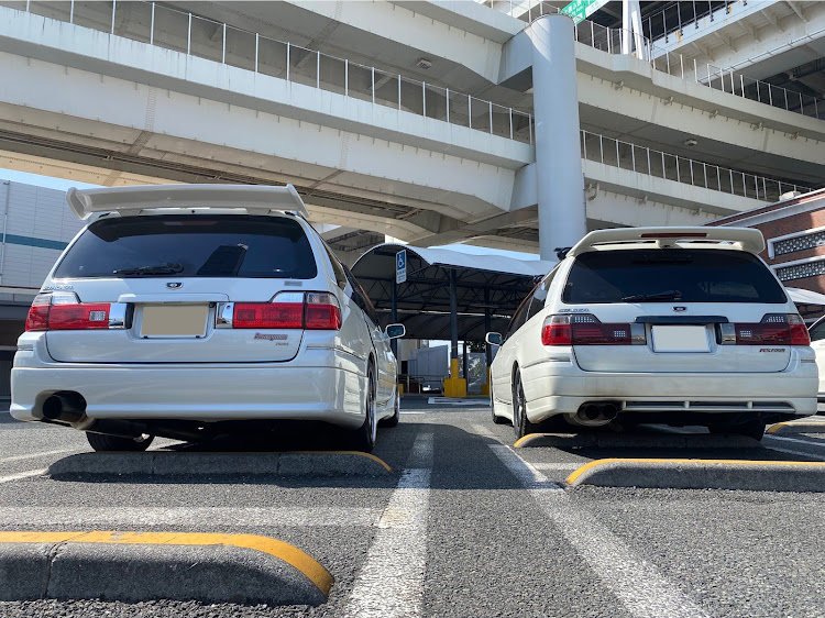 ステージアの家族でお出かけドライブ・前期後期コラボに関するカスタム事例の投稿画像1枚目