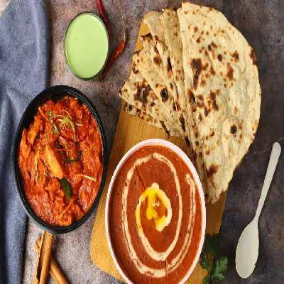 Soya Chaap Rara + Dal Makhni + 4 Tandoori Bread