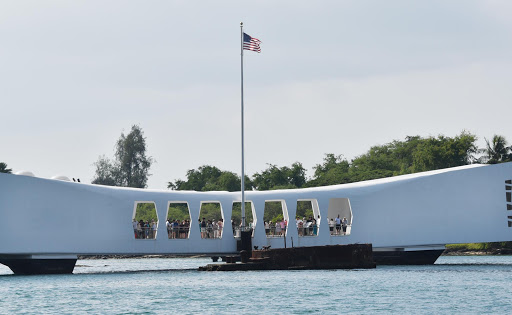 pearl-harbor.jpg - The moving USS Arizona Memorial, which commemorates the attack on Pearl Harbor on Dec. 7, 1941.