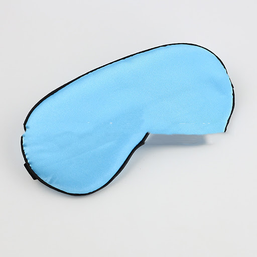 Title 15, 1PC Safety Goggles Pure Silk Sleep Eye Mask Pad...