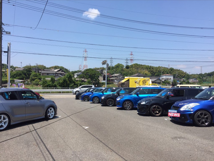 スイフトRSの尾張地区スイフトミーティング・save tio・語り合い・洗車・充実した休日に関するカスタム事例の投稿画像2枚目
