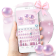 Pink Girly Luxury Pearl Keyboard Theme Download on Windows