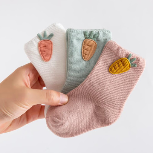Title 2, Cartoon Patch Childrens Socks 3 Pairs Accessor...