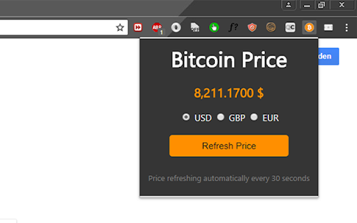 Bitcoin Price Widget