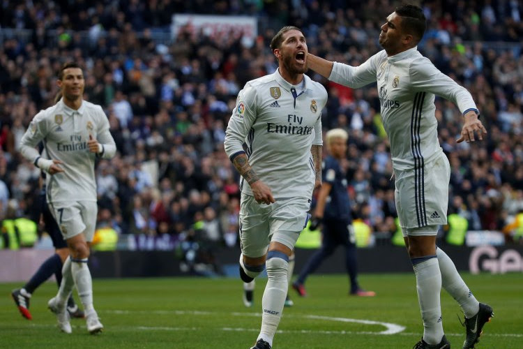 Real Madrid weet weer wat winnen is... al rekent de Koninklijke voor zijn goals op verdediger Ramos