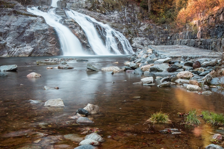 Autunno alla cascata di angart71