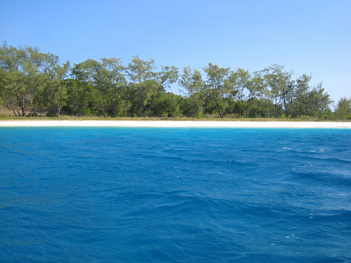 The shoreline of Jaco Island in the remote Pacific island nation of East Timor.