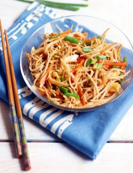 Veg Chowmein (Street Style)