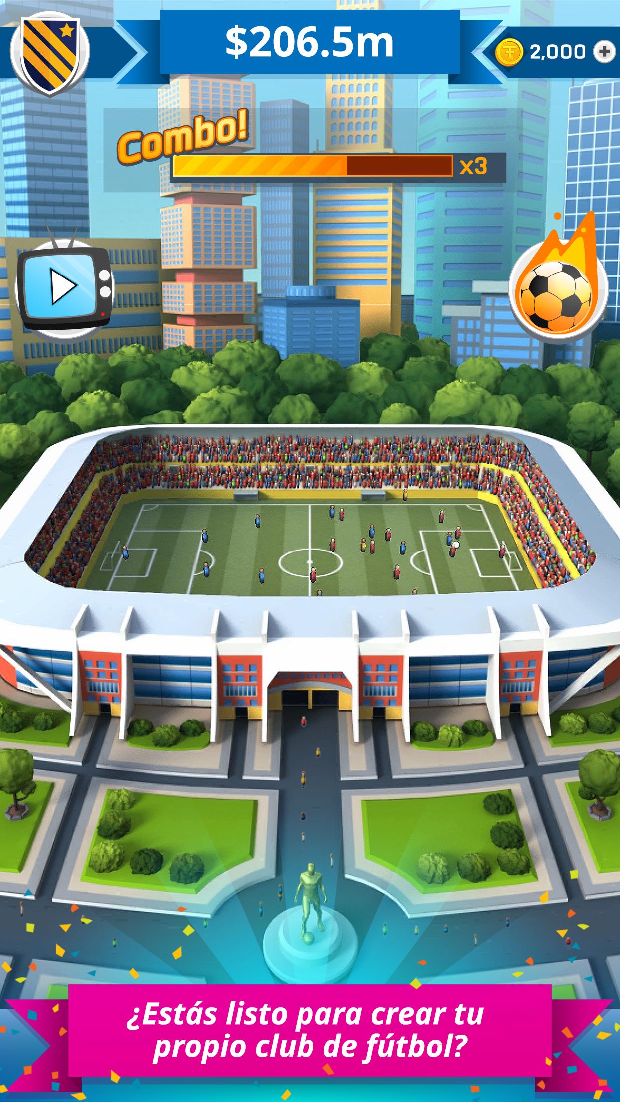 Android application Tip Tap Soccer screenshort