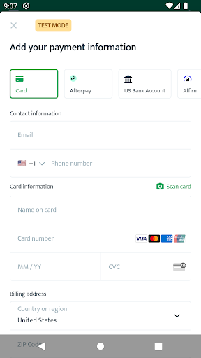 Screenshot Payment for Stripe