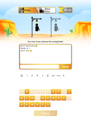 Hangman Multiplayer - Online Word Game screenshots 9