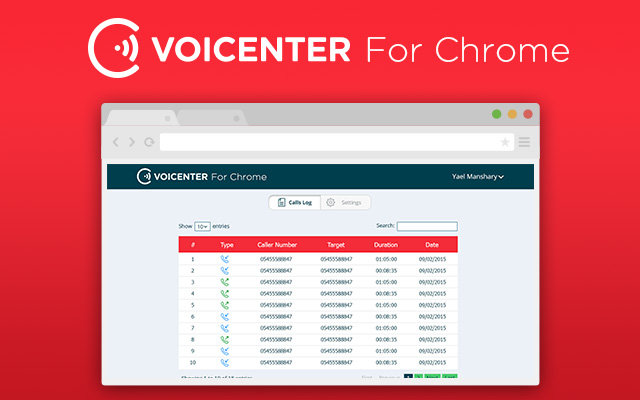 Voicenter Chrome Extension Preview image 1