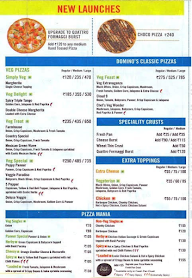 Domino's Pizza menu 1