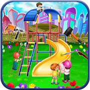 Kids Park Repair: Amusement Playground Builder  Icon
