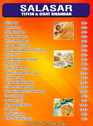 Salasar Chat And Tiffins Center menu 2