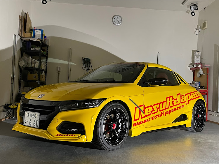 S660のADVAN RACING RZⅡ・エスコペで会いましょうに関するカスタム事例の投稿画像1枚目