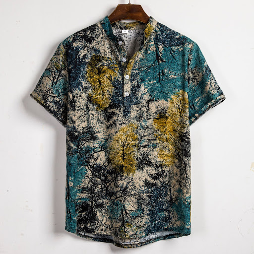 Title 3, Mens floral short sleeve shirt, a stylish and ...