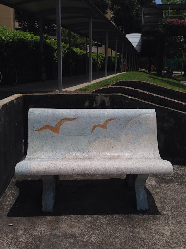 Bird Mural Bench 