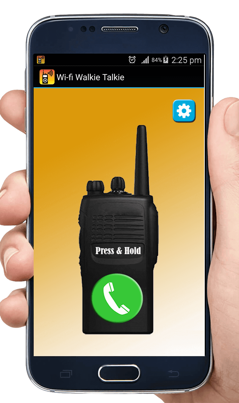 Android application Wi-fi Walkie Talkie screenshort