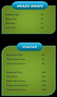 Treat Cafe menu 3