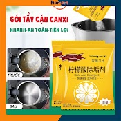 Combo 2 Gói Tẩy Cặn Canxi Phích Nước Acid Citric Dạng Bột Sạch Bình Đun Nước Siêu Tốc Tiện Dụng