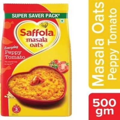 Saffola Oats Masala Peppy Tomato Pp 500 Gm