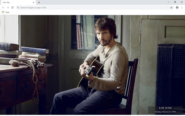 James Blunt New Tab & Wallpapers Collection