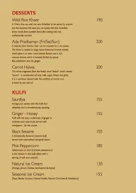 Mahamudra menu 5