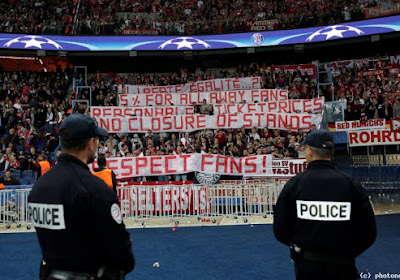 Le prix des tickets à Paris? Ça ne plaît pas aux supporters du Bayern