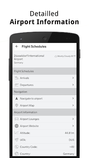 Screenshot Flight Status Tracker