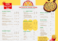 The Rustic Oven Pizza menu 1