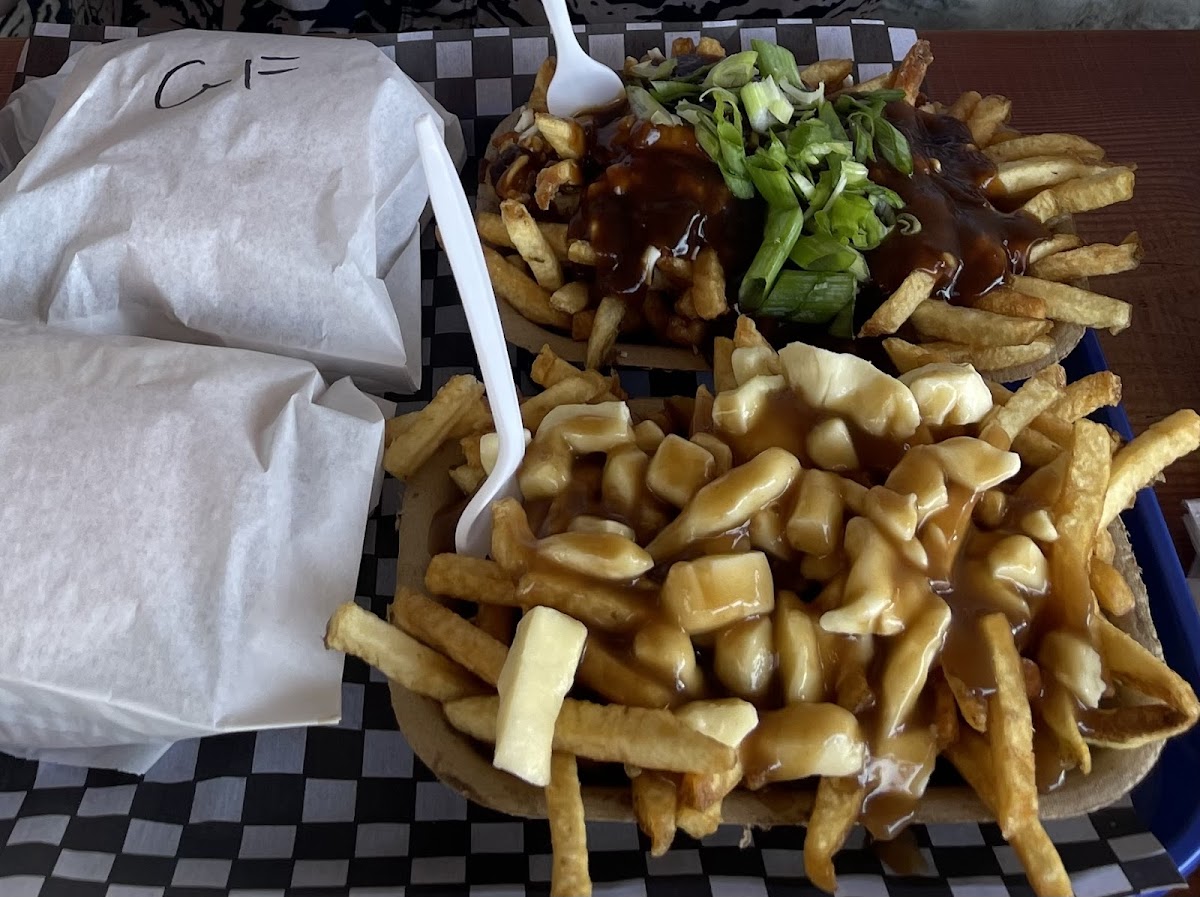 Poutine and burgers