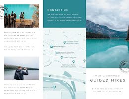 PNW Guided Hikes - Trifold Brochure item