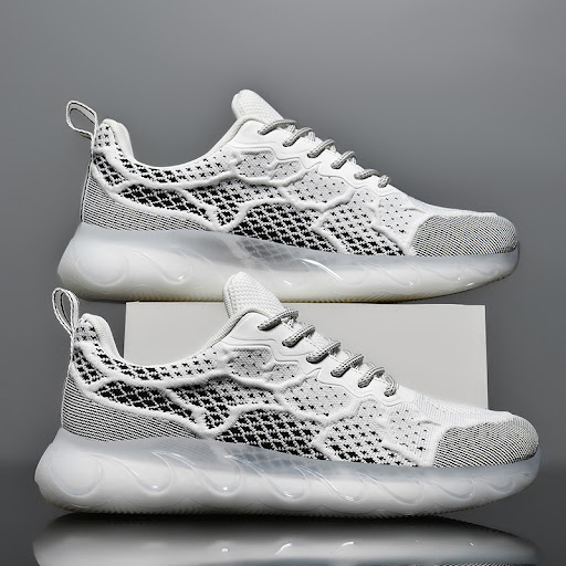 Title 18, Mens Fashion Casual Fly Woven Mesh Shoes Breat...